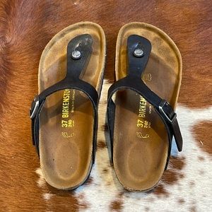 Black Birkenstocks